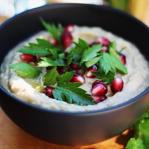 Roasted Eggplant Dip Easy Recipe West Coast Local Kitchen Garden