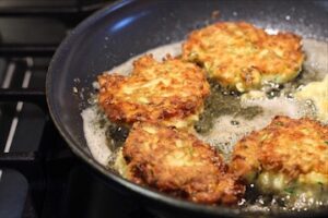 Easy Golden Zucchini Cheddar Fritters