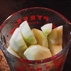 Chopping Apples For Vinaigrette