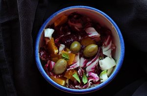 Radicchio Orange Salad With Olives