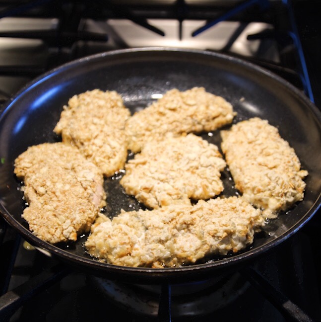 Pan Frying Oysters From Vancouver Island