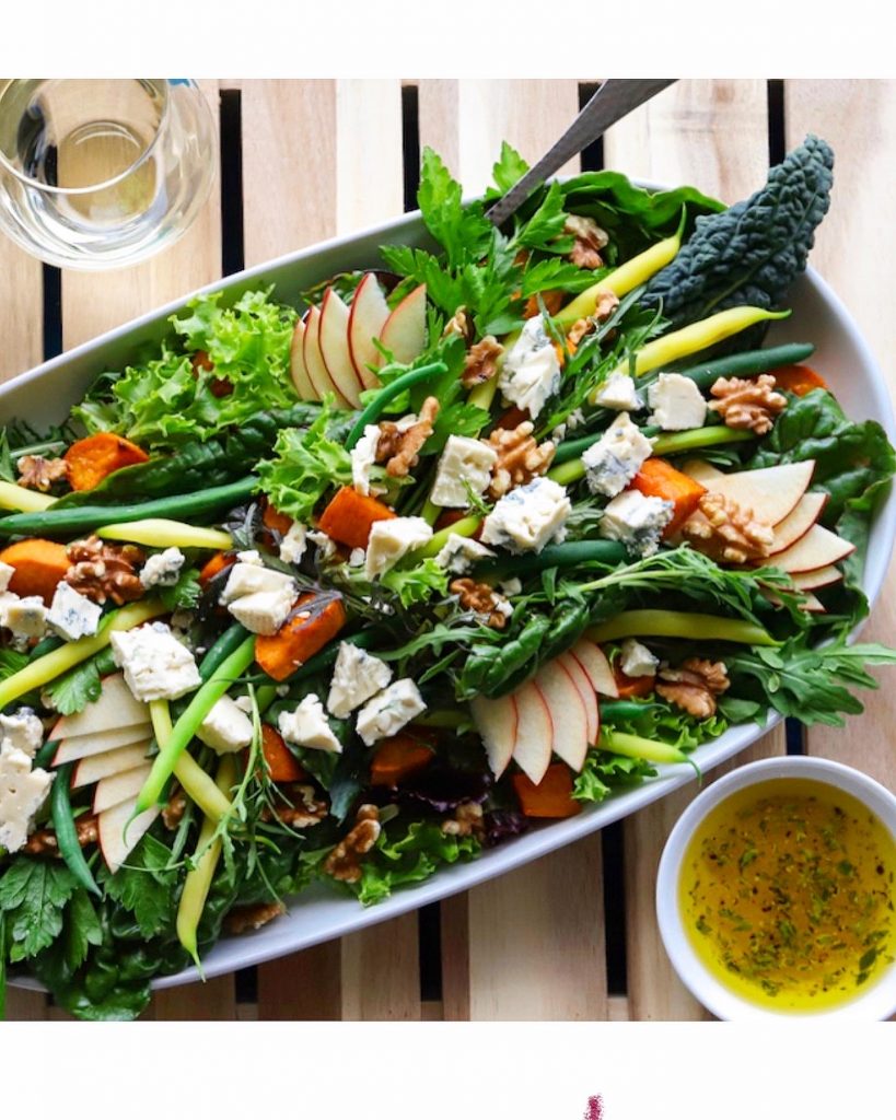 Salad recipe for Edible Vancouver Island Magazine