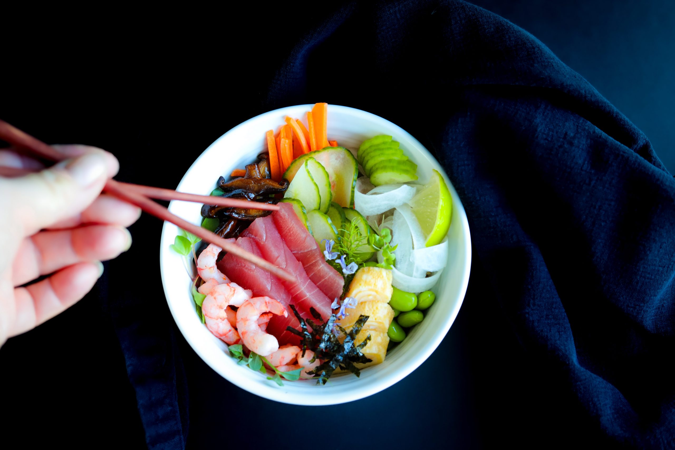 Chirashi Sushi Bowl Recipe (Chirashizushi) West Coast Kitchen Garden