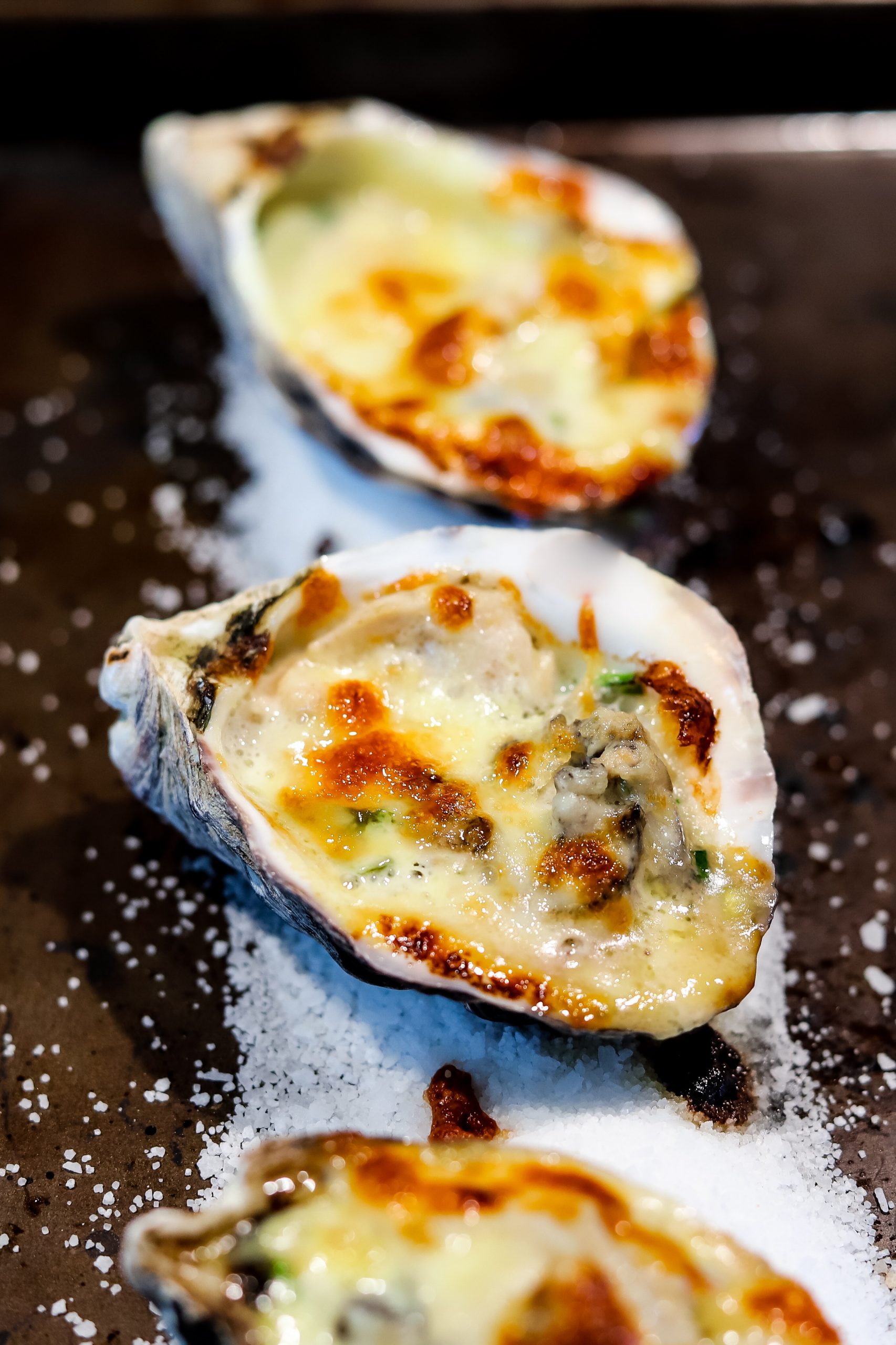Bubbly Baked Oysters Japanese Style Recipe