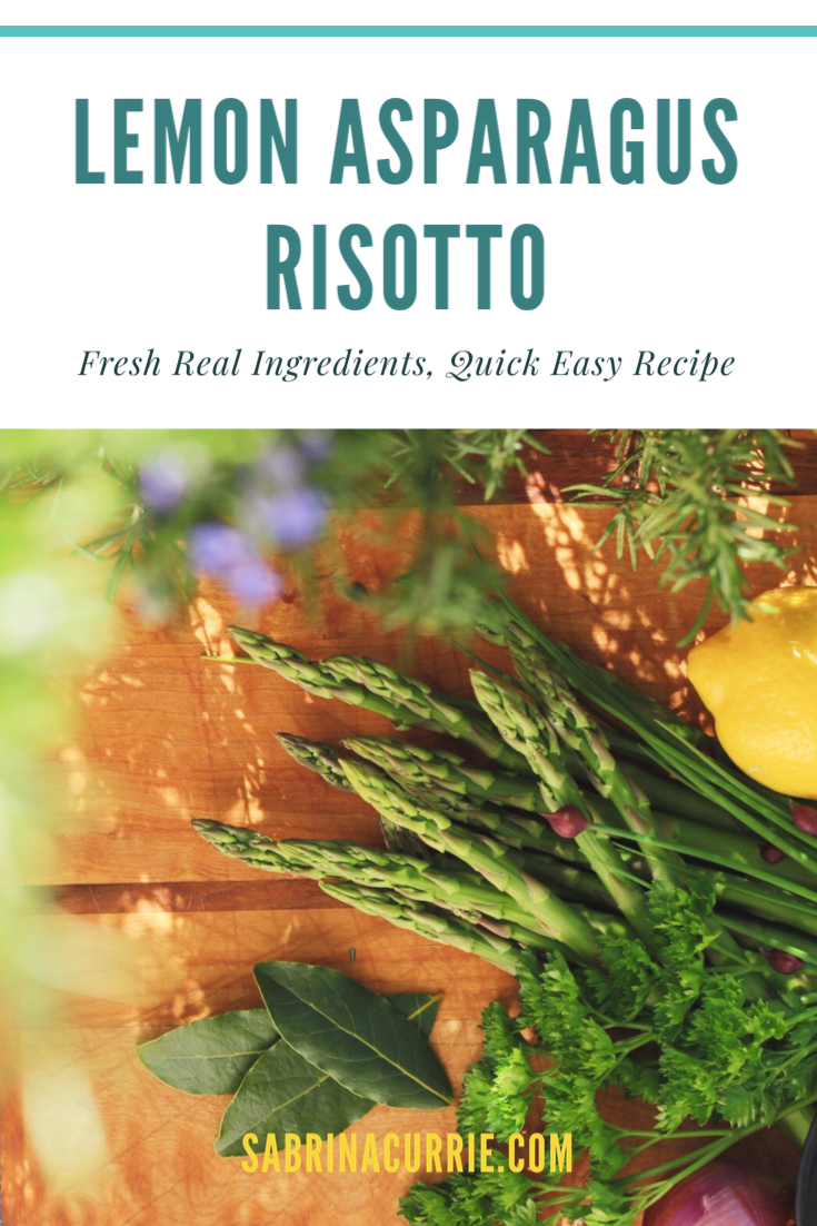 Lemon Asparagus Risotto-Easy and Elegant