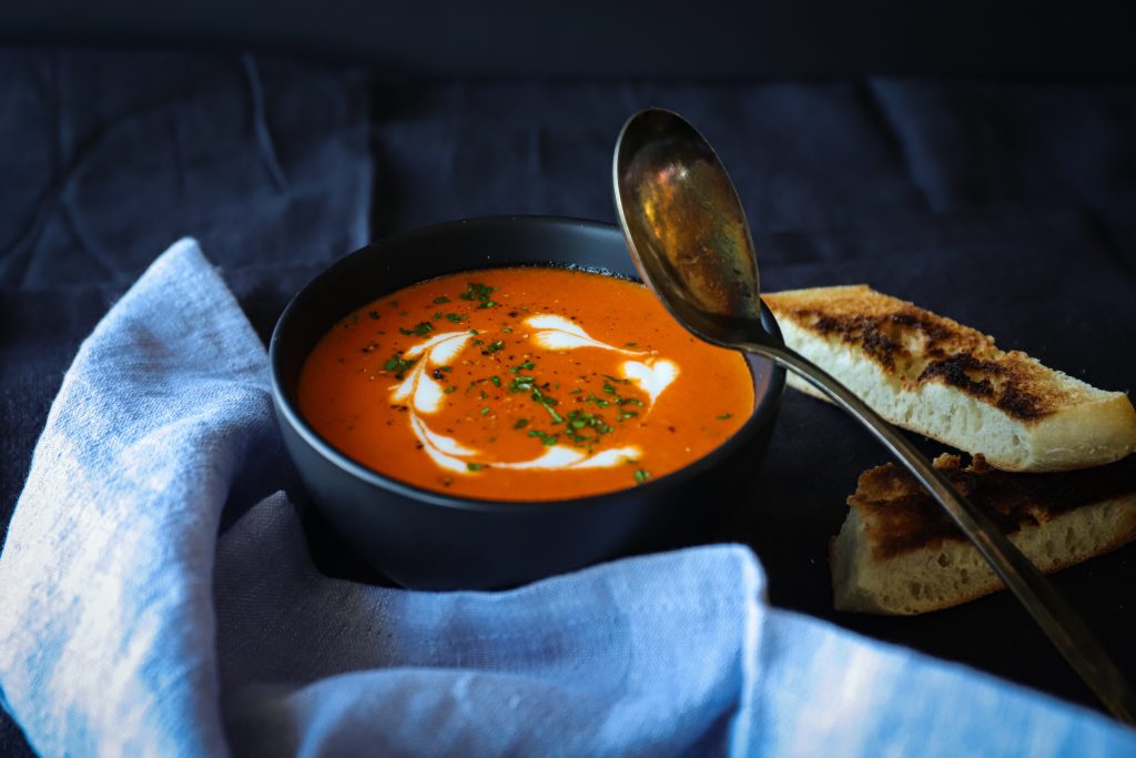 Fire Roasted Sweet Peppers From Sardo Make This Soup Easy And Delicious