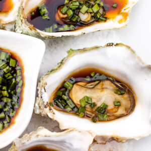 Steamed Oysters from Fanny Bay