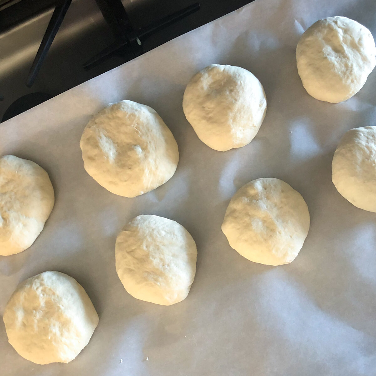 Pizza dough balls ready for the Ooni oven