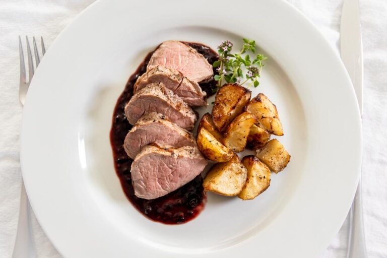 Sous vide pork tenderloin with time and temperature chart