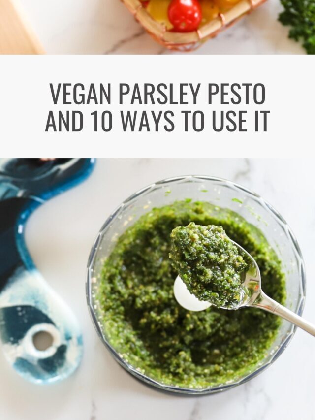 Easy Vegan Parsley Pesto