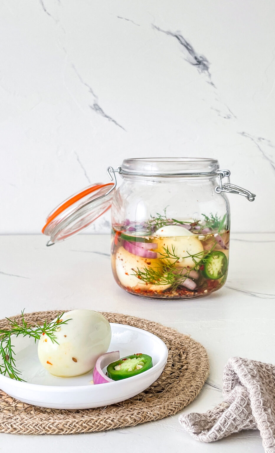 Spicy Jalapeno Pickled Eggs West Coast Kitchen Garden