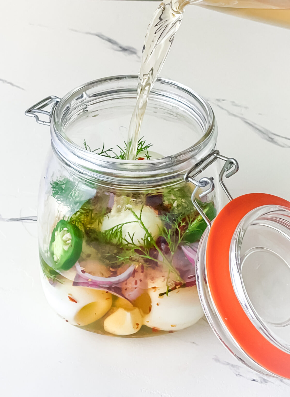 Spicy Jalapeno Pickled Eggs West Coast Kitchen Garden