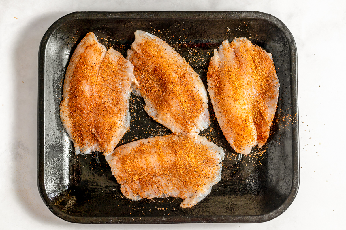 Easy Tilapia Fish Tacos With Crema And Cabbage Slaw