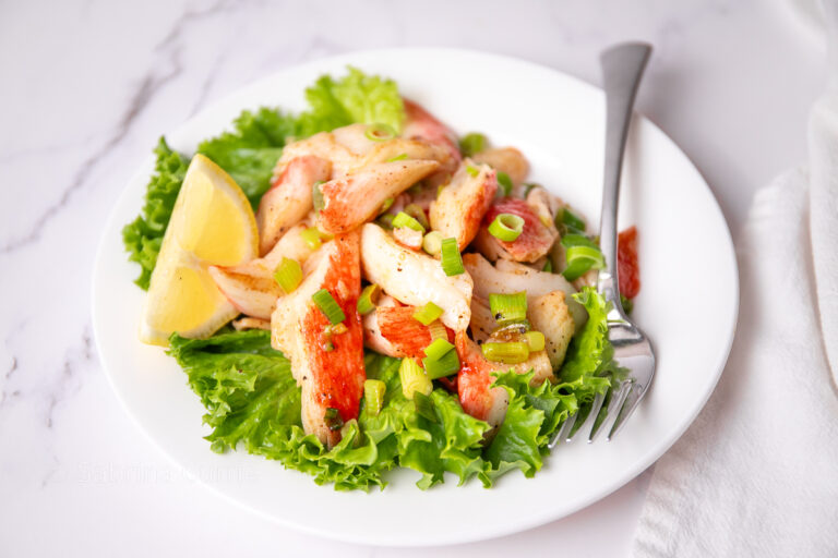 Quick, Easy Garlic Butter Sautéed Imitation Crab Meat West Coast