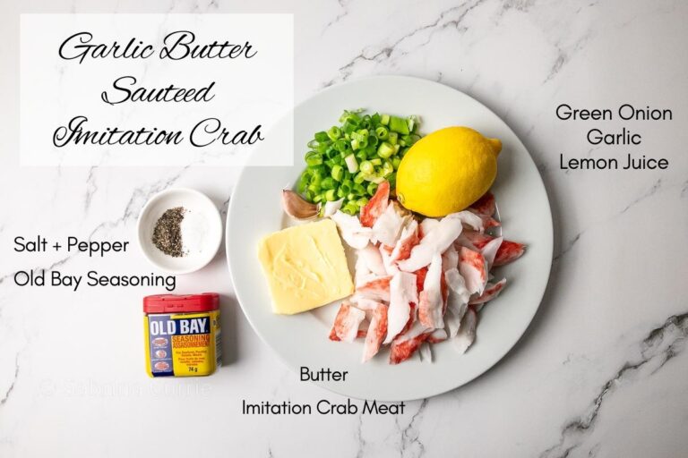 Quick, Easy Garlic Butter Sautéed Imitation Crab Meat West Coast