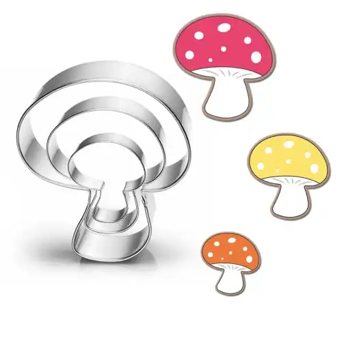 Mushroom Cookie Cutter Set