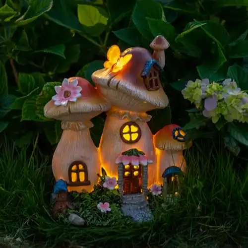 Solar Mushroom Lights