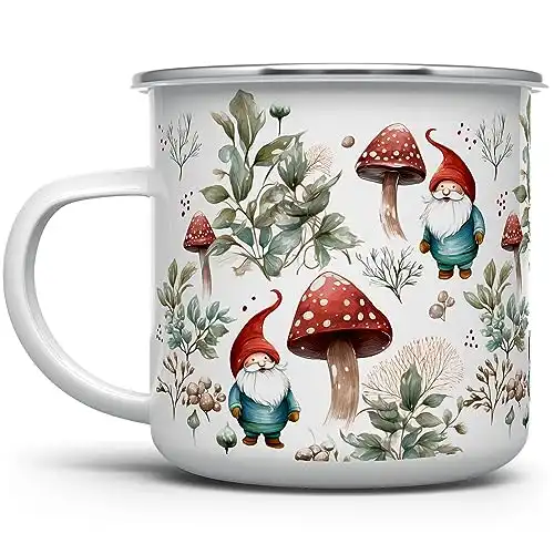 Woodland Mushroom Camping Mug (12oz)