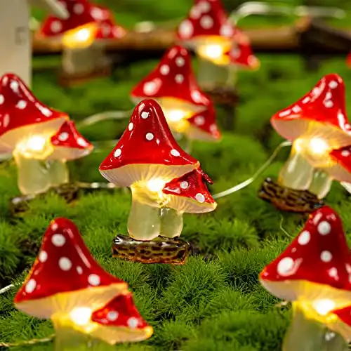 Mushroom Mini Lights